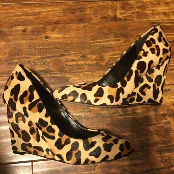 jessica simpson leopard wedges